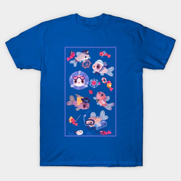 Cory cats on voyage T-Shirt by pikaole